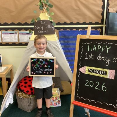 Our First Day in Puffins Class!