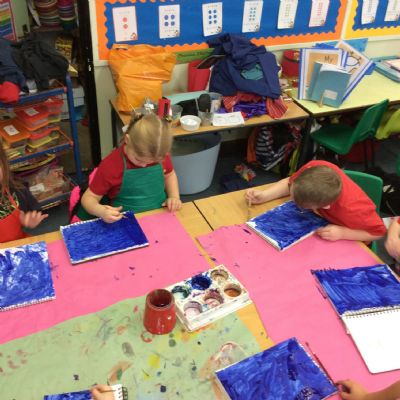Monet Inspired Painting
